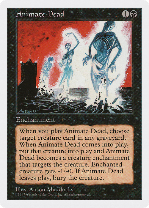 Animate Dead (5ED-140) - uncommon