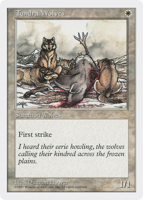 Tundra Wolves (5ED-066) - common