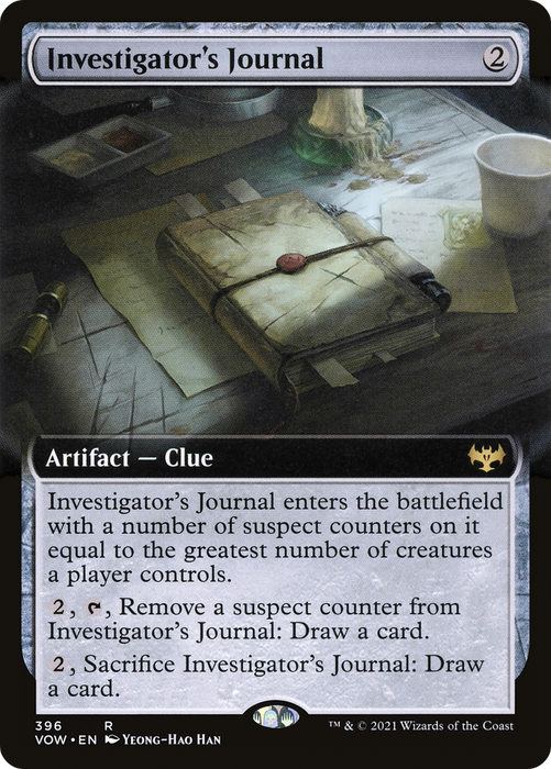Investigator's Journal (VOW-396) - rare: (Extended Art)