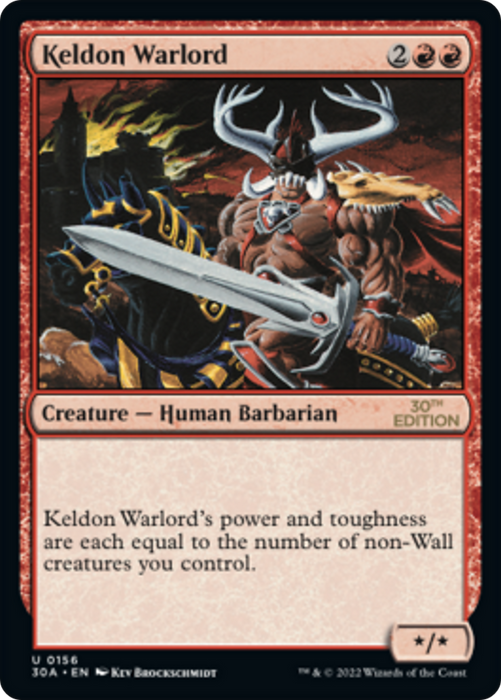Keldon Warlord (30A-156) - uncommon