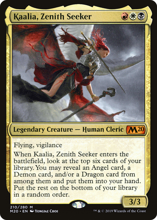 Kaalia, Zenith Seeker (M20-210) - mythic