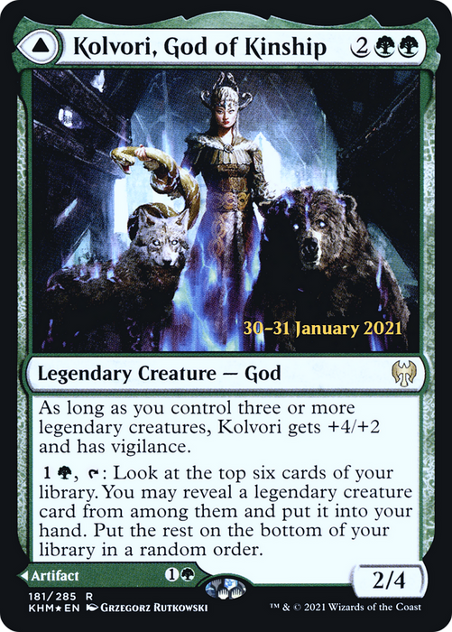 Kolvori, God of Kinship // The Ringhart Crest (PRE-181S) - rare - Foil