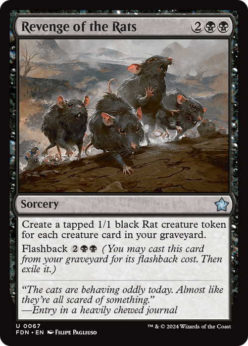 Revenge of the Rats (FDN-067) - uncommon - Foil