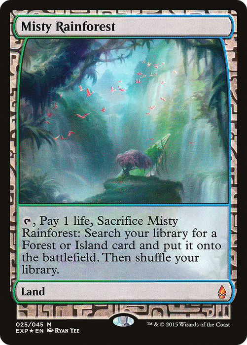 Misty Rainforest (EXP-025) - mythic - Foil