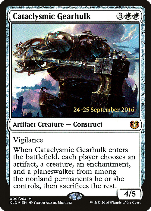 Cataclysmic Gearhulk (PRE-09S) - mythic - Foil
