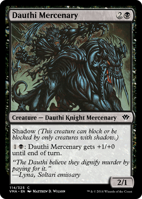 Dauthi Mercenary (VMA-114) - common - Foil