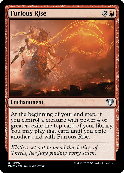 Furious Rise (CMM-225) - uncommon - Foil