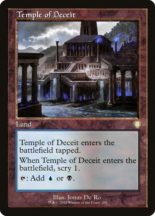 Temple of Deceit (BRC-205) - rare
