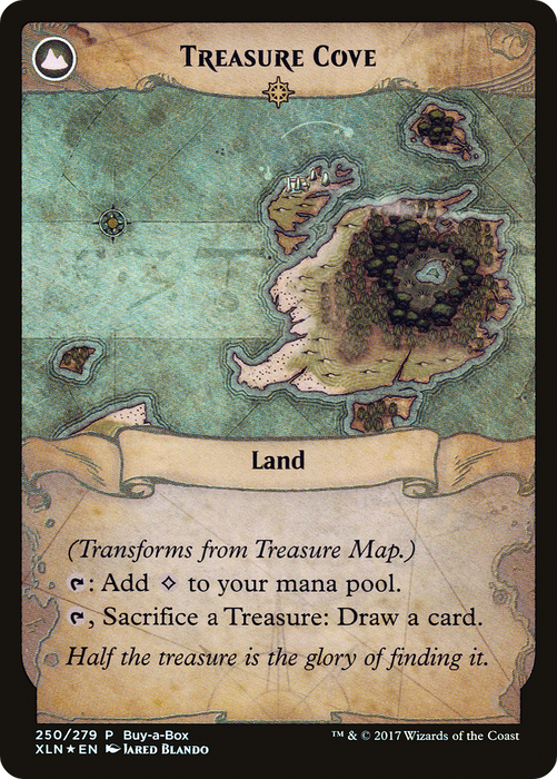 Treasure Map // Treasure Cove (BABP-250) - rare: (compasslanddfc) - Foil