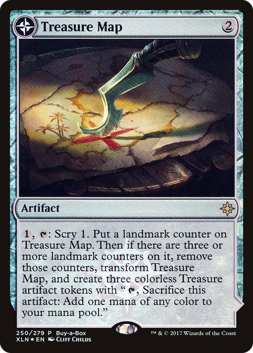 Treasure Map // Treasure Cove (BABP-250) - rare: (compasslanddfc) - Foil