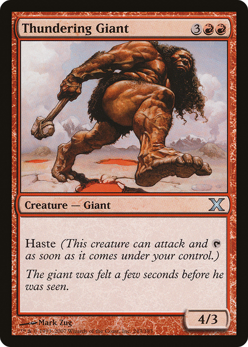 Thundering Giant (10E-243) - uncommon