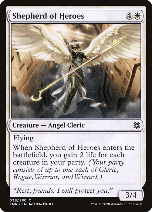 Shepherd of Heroes (ZNR-038) - common - Foil