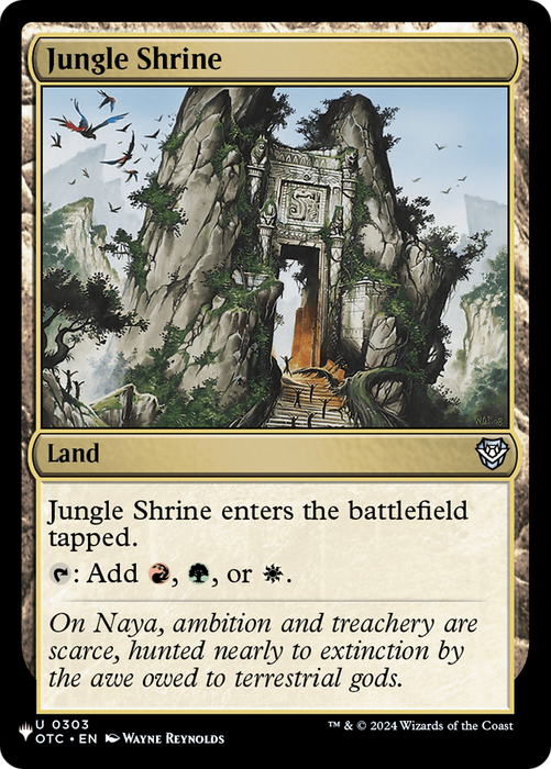 Jungle Shrine (OTC) (LIST-303) - uncommon