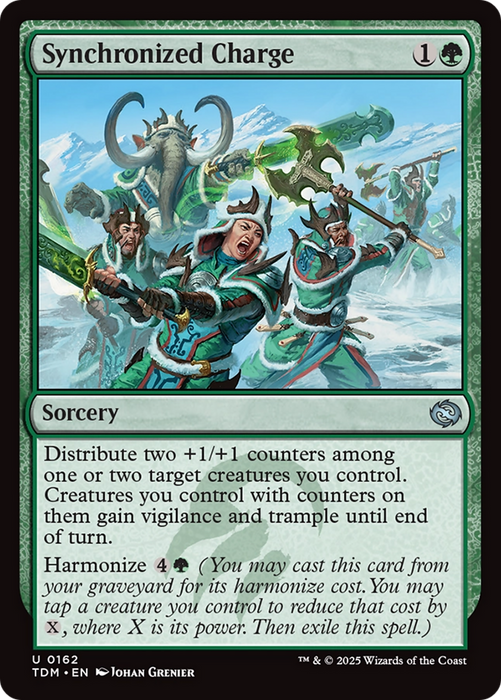 Synchronized Charge (TDM-162) - uncommon - Foil