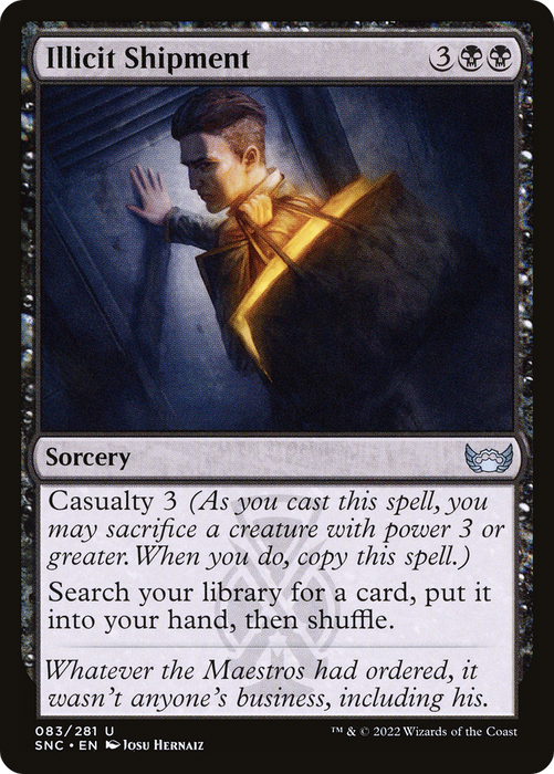 Illicit Shipment (SNC-083) - uncommon - Foil