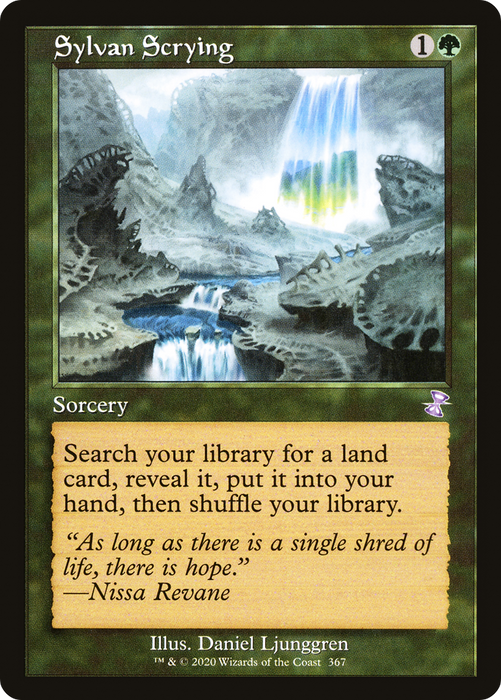 Sylvan Scrying (TSR-367) - special - Foil