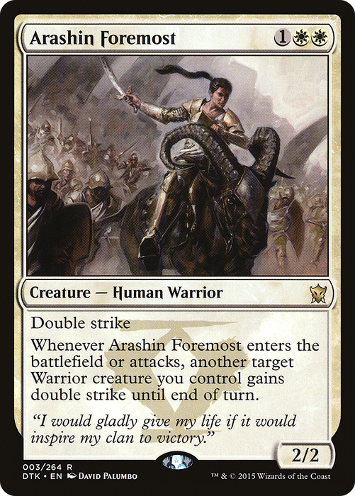 Arashin Foremost (DTK-003) - rare - Foil