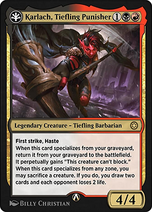 Karlach, Tiefling Punisher (HBG-14B) - rare