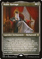 Noble Heritage (CLB-478) - rare - Etched Foil