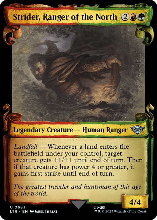 Strider, Ranger of the North (LTR-683) - uncommon: (Showcase) - Foil