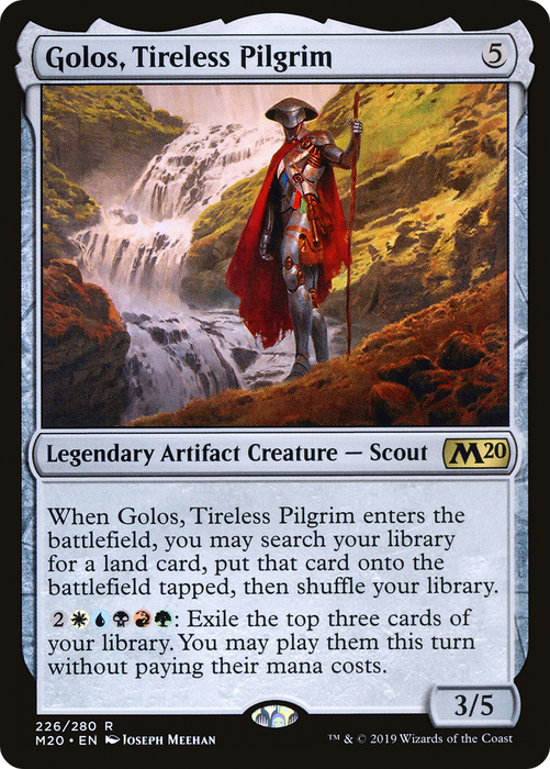 Golos, Tireless Pilgrim (M20-226) - rare - Foil