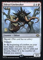Eldrazi Linebreaker (PRE-117S) - rare: (devoid) - Foil