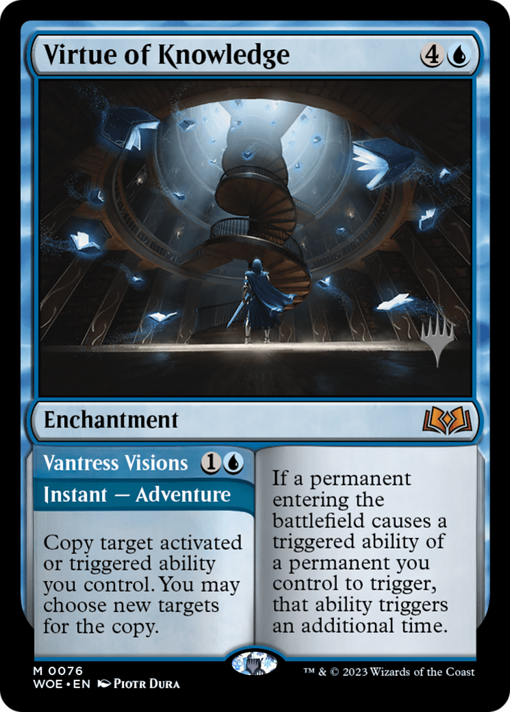 Virtue of Knowledge // Vantress Visions (PPWOE-76P) - mythic