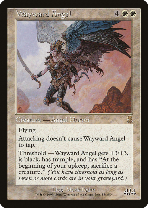 Wayward Angel (ODY-057) - rare - Foil