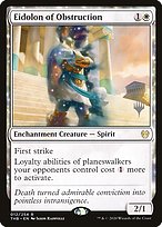 Eidolon of Obstruction (PPTHB-12P) - rare: (enchantment) - Foil