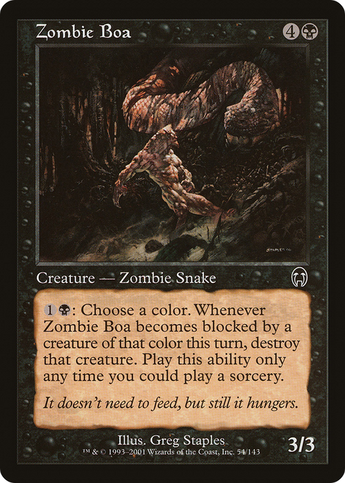 Zombie Boa (APC-054) - common