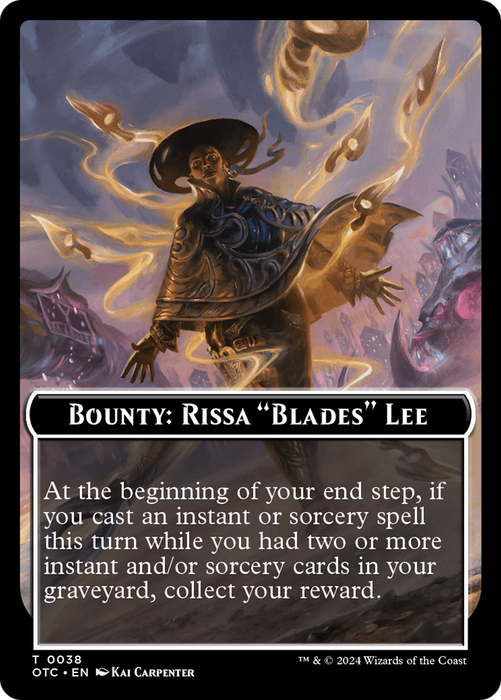 Bounty: Rissa "Blades" Lee // Wanted! (TOTC-038) - common