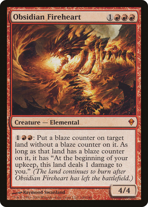 Obsidian Fireheart (ZEN-140) - mythic - Foil