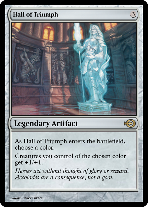 Hall of Triumph (PRM-52340) - rare - Foil