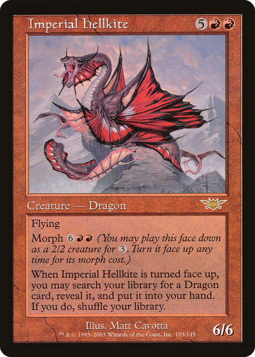 Imperial Hellkite (LGN-103) - rare - Foil