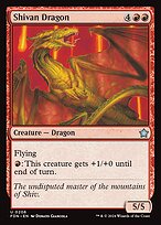 Shivan Dragon (FDN-206) - uncommon - Foil