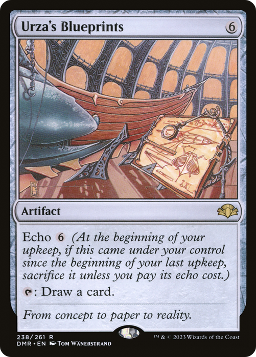 Urza's Blueprints (DMR-238) - rare