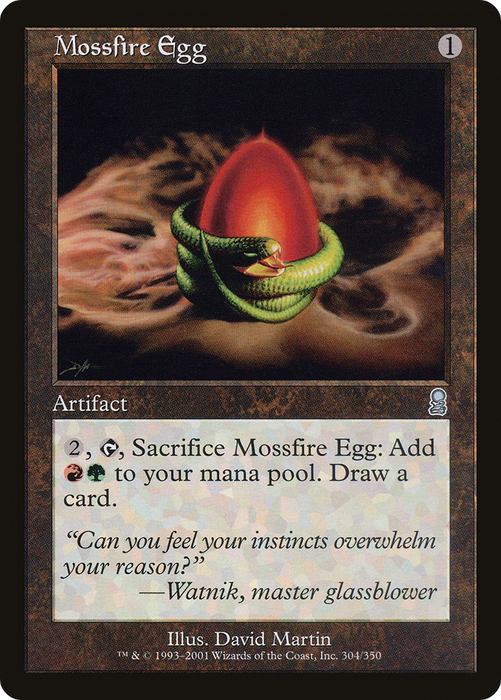 Mossfire Egg (ODY-304) - uncommon
