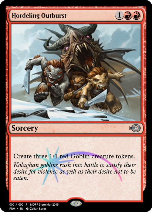 Hordeling Outburst (PRM-55783) - uncommon - Foil