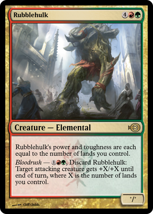 Rubblehulk (PRM-47977) - rare - Foil