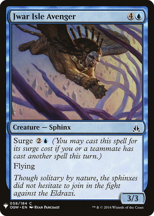 Jwar Isle Avenger (LIST-OGW-58) - common