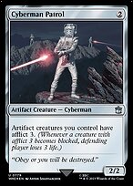Cyberman Patrol (WHO-779) - uncommon - Foil
