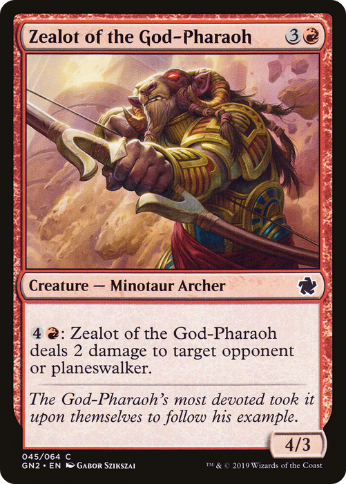 Zealot of the God-Pharaoh (GN2-045) - common