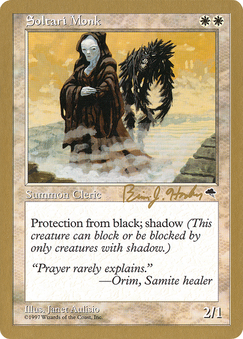 Soltari Monk (WCD-BH45) - uncommon