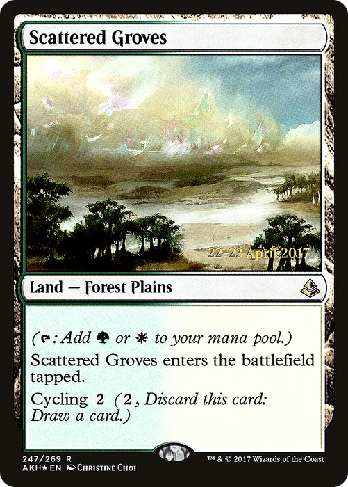 Scattered Groves (PRE-247S) - rare - Foil
