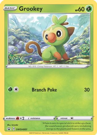 Grookey (SWSH001) - SSSPC  - Promo - Holofoil