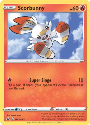 Scorbunny (SWSH002) - SSSPC  - Promo - Holofoil