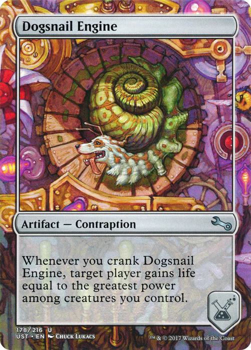 Dogsnail Engine (UST-178) - uncommon (Borderless) - Foil