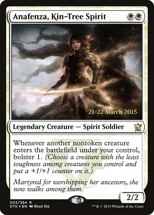 Anafenza, Kin-Tree Spirit (PRE-02S) - rare - Foil