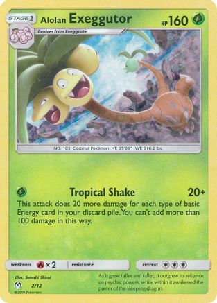 Alolan Exeggutor (002/12) - MP2  - Promo - Holofoil