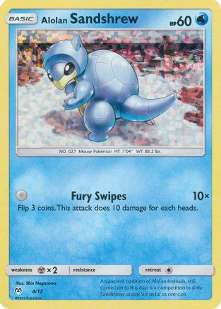 Alolan Sandshrew (004/12) - MP2  - Promo - Holofoil
